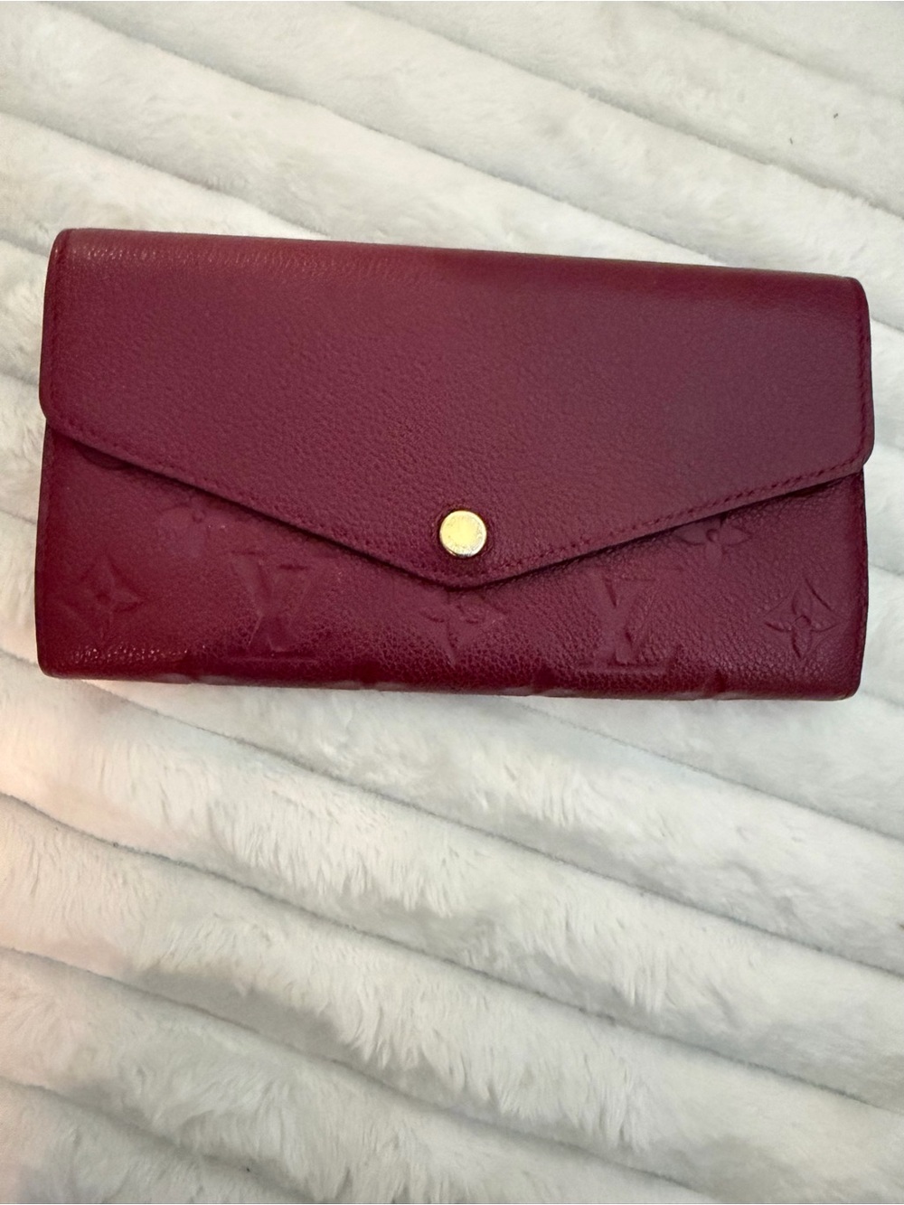 Louis Vuitton Monogram Empreinte Sarah Wallet
